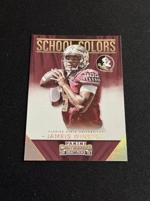 2015 Panini Contenders Draft Picks School Colors Jameis Winston #2 Rookie RC - Image 1 of 2