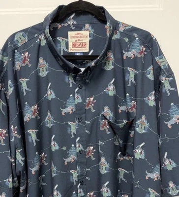 RSVLTS Lámparas Nacionales Vacaciones de Navidad "Alegría al Mundo" Para hombres 4XL Foto 1 de 4