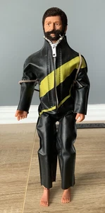 Figura de barba pelo flocado negro réplica GI Joe vintage Fairland Toy 12" años 70 - Imagen 1 de 16