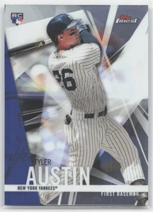 2017 Topps Finest Tyler Austin #22 Rookie New York Yankees Baseball - Picture 1 of 2