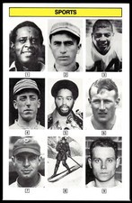 1985 KTO #46 Lee Elder, Skiing Whoozit? Game Cards Per Photos