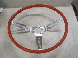 Original 1963 63 Corvette Only RED Steering Wheel Z06 Split Window - Picture 1 of 8