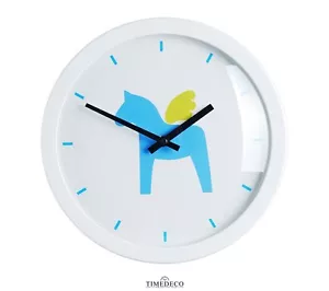 Modern Art Design Round Wall Clock Unique Retro Home Decor Interior - Hobbyhorse - Picture 1 of 3