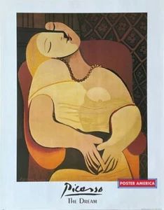 Pablo Picasso The Dream Vintage Art Print 22 x 28 - Picture 1 of 1