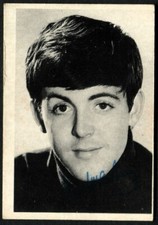 Trade Card, A&BC Chewing Gum, THE BEATLES, 1964, B&W, Paul McCartney, #11