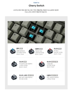 Leopold FC900RBT High-End Mechanical Bluetooth Keyboard GrayBlue/50g - Picture 1 of 8