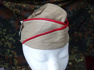 Original Schiffchen US Field and Coast Artillery WWII 1942 CAP GARRISON KHAKI - Picture 1 of 9