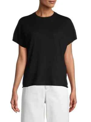 $275 новый с Ярлыками Vince Popover экипажа черный Топ sz XXS V656978419 - Изображение 1 из 4