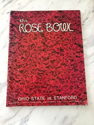 1971 Rose Bowl Program Football Ohio State Buckeyes vs  Stanfords - Image 1 of 4