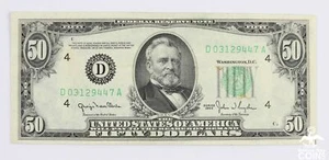 Series 1950 US $50 Federal Reserve Bank Note MULE - Picture 1 of 7
