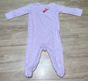 Absorba Girls Footed Sleep And Play Outfit Pink ** Size 3-6 Months ** - Picture 1 of 3
