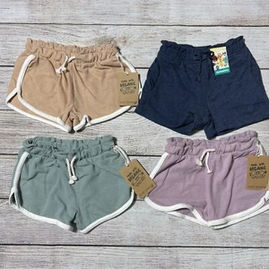 Toddler Girls Lot Of Shorts Size 3T. NWT! 4 Pairs Of Elastic Waist Shorts. - Picture 1 of 13