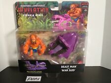 Masters of the Universe Revelation Beast Man and War Sled Eternia Minis Vehicle