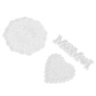 3 Pcs Epoxy Mold Mothers Day Cup Mat DIY Coaster Molds