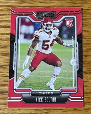 NICK BOLTON 2021 Panini Playbook #165 Rookie RC - Image 1 of 2