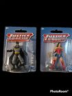 Justice League Batman & Wonder Woman 3”Mini Figures Mattel DC Comics Lot Of Two