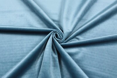Möbelstoff Weicher Samt Velvet Velours Bezugsstoff Polsterstoff Gletscherblau - Bild 1 von 2