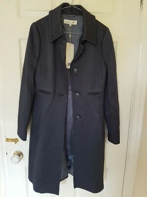 ***NWT STUNNING DAMSEL IN A DRESS BLUE COAT WITH BACK BOW DETAIL SIZE 10 £249*** - Image 1 of 4