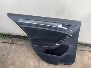 VW GOLF MK 7 LEFT REAR DOOR CARD - Picture 1 of 2