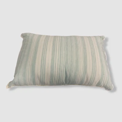 $68 Amity Home Green Sea Glass Aiden Stripe Pillow 14" X 20" - Image 1 of 4
