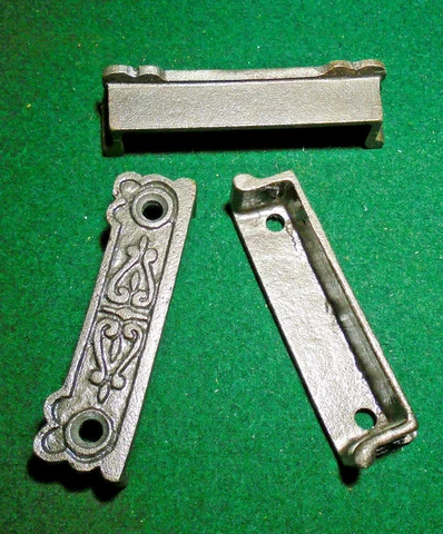 3 1/4" KEEPER FOR PENN HDW FANCY RIM LOCK - EXACT REPRODUCTION -  (33145) Cover