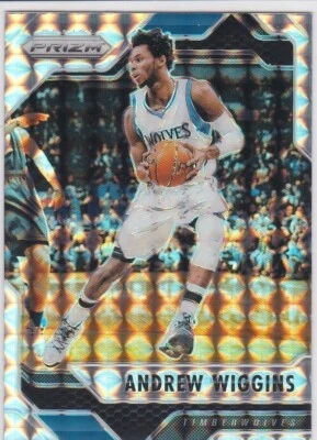 ANDREW WIGGINS 2016/17 Panini SILVER PRIZMS Mosaic Basktball Card GS WARRIORS! - Image 1 of 2