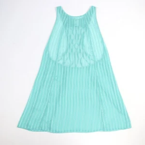 H&M Womens Blue Striped Dress Mini Sleeveless Beach Size Large NEW - Picture 1 of 4