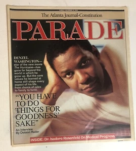 December 12 1999 Parade Magazine Denzel Washington - Picture 1 of 2