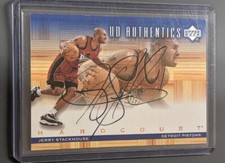 2000-01 Upper Deck Hardcourt UD Authentics Jerry Stackhouse #JS Auto