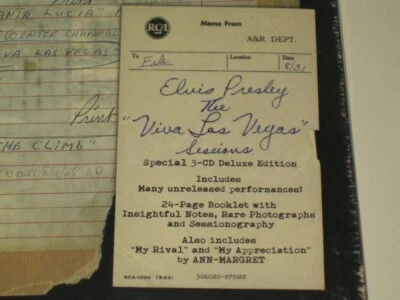 3 CD Deluxe-Set  Elvis Presley:  The Viva Las Vegas Sessions  (2018 FTD 7") - Bild 1 von 4