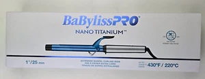 BaBylissPRO Nano Titanium Professional Curling Iron with Extended Barrel , 1" - Picture 1 of 6