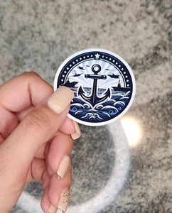 US NAVY, WATERPROOF VINYL STICKER for LAPTOPS, TUMBLERS, ETC - Picture 1 of 2