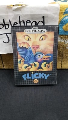 CIB FLICKY SEGA GENESIS VIDEO GAME COMPLETE IN BOX - Image 1 of 4