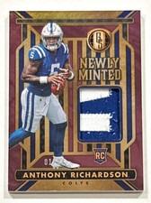 2023 PANINI GOLD STANDARD ANTHONY RICHARDSON ROOKIE CARD RC JERSEY RARE /24