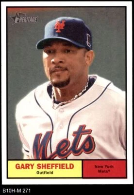 2010 Topps Heritage #271 Gary Sheffield Mets 8 - NM/MT - Image 1 of 2