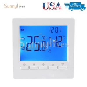 Digital Wall-hung Furnace Thermostat Temperature Controller Weekly Programmable - Picture 1 of 7