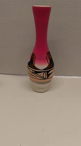 Jarrón de cerámica firmado K. Stash Navajo Southwestern - Imagen 1 de 9