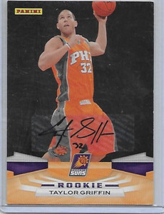 2009-10 Panini Rookie auto TAYLOR GRIFFIN Phoenix Suns #345