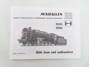 Marklin 3045 - 3046 Tender Locomotive - Replica booklet 0167 - Picture 1 of 3