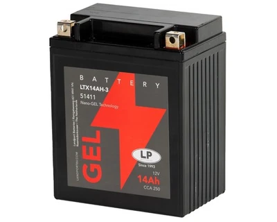 YB14L-A2 GEL Motorradbatterie 12V 14Ah LANDPORT LTX14AH-3 5141 12N14-3A FB14L-A2 - Bild 1 von 4
