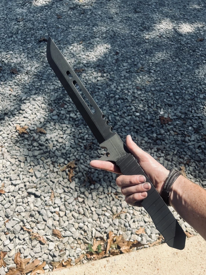 Réplica de espada Kaiju Nº 8 Soshina Hoshiro sin pintar utilería con disfraces Foto 1 de 2