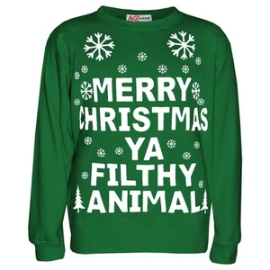 A2Z 4 Kids Girls Boys Christmas Jumper Xmas Holiday Crewneck Sweatshirt Top - Picture 1 of 15