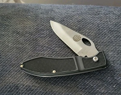 Bear MGC Usa Lockback Knife MAC TOOLS Advertising Logo On Blade, Black Grip - Image 1 of 4