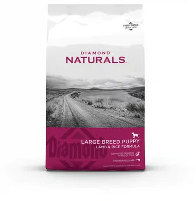 Diamond Naturals Large Breed Puppy Lamb & Rice Formula Dry Dog Food 40 lb Bag - Image 1 of 4