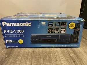 !!Nuevo!! Panasonic PVQ-V200 VHS VCR Reproductor Grabador Omnivision - Imagen 1 de 8