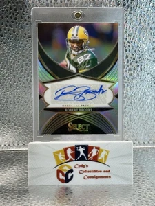 Robert Brooks 2025 Select - Select Signatures Silver Prizm (No. SSP-RBS) Packers - Picture 1 of 10
