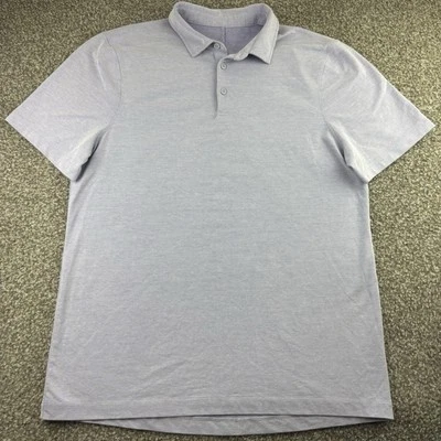 Camisa Polo Lululemon Para Hombre Grande Púrpura Evolución Manga Corta Rendimiento Adulto Foto 1 de 4