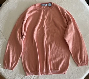 Summer By Autumn Cashmere Kids Girls Peach Cotton Sweater Size M - Picture 1 of 6
