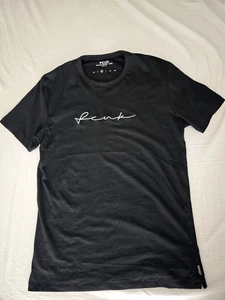 FCUK Scribble logo (embroidered) T-Shirt in Black MEDIUM - Picture 1 of 10