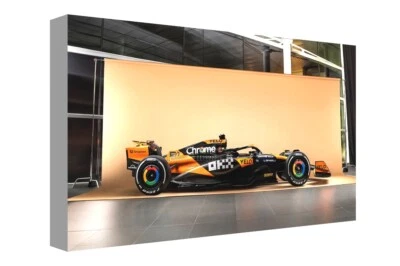 F1  McLaren MCL38 side canvas wall art Wood Framed Ready to Hang small XXL - Image 1 of 3